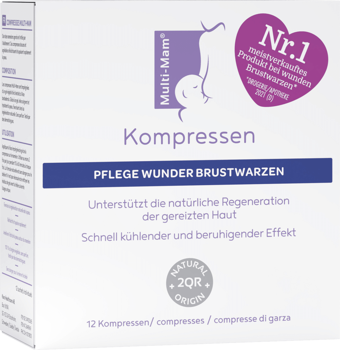 Kompressen für wunde Brustwarzen, 12 St