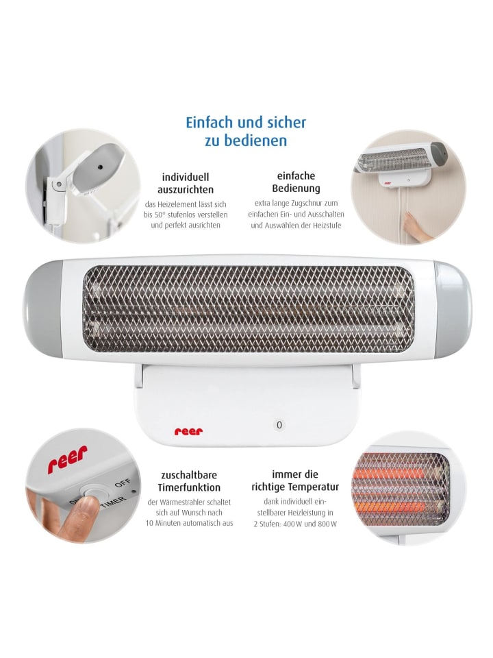 Reer FeelWell Wickeltisch-Wärmestrahler in Weiß ab 0 Monate günstig kaufen onesize