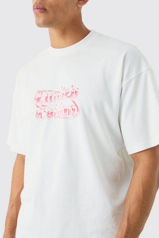 Oversize T-Shirt mit Limited Edition Print