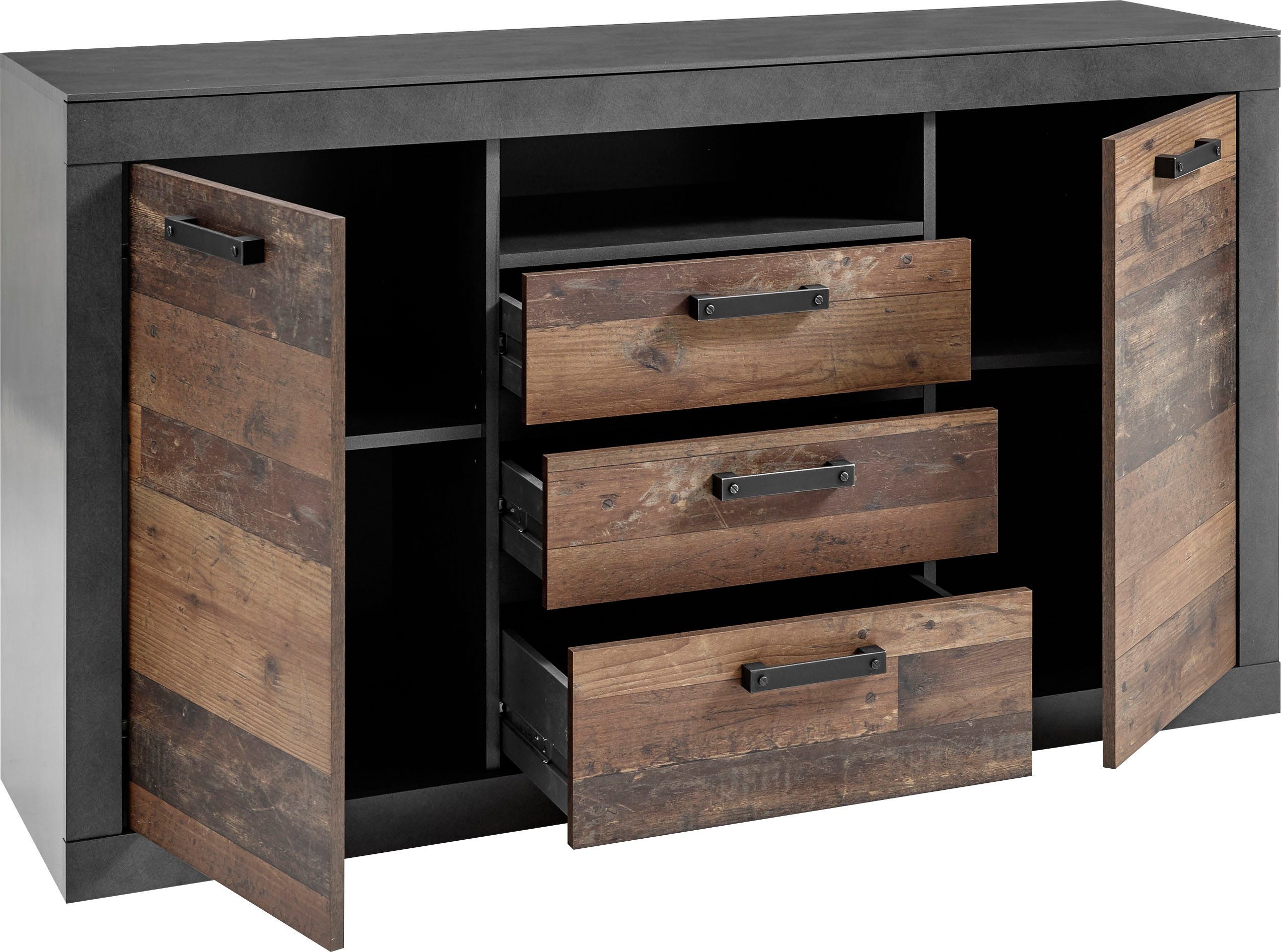 Home affaire Sideboard BROOKLYN, Breite ca. 153 cm