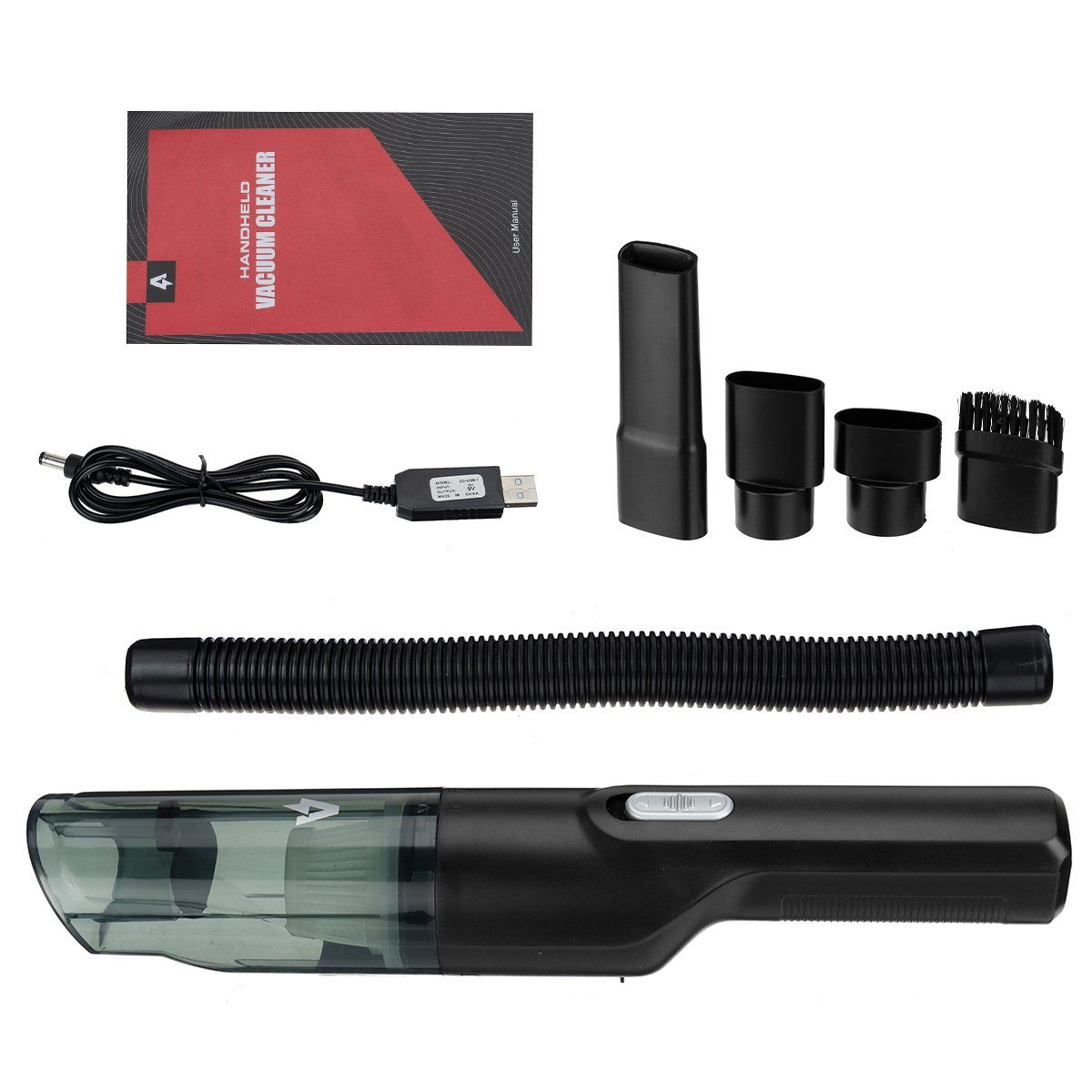 AUDEW Akku-Handstaubsauger, 100W Kabellos Handstaubsauger 3900PA mit 1 HEPA-Filter für Auto, Haus