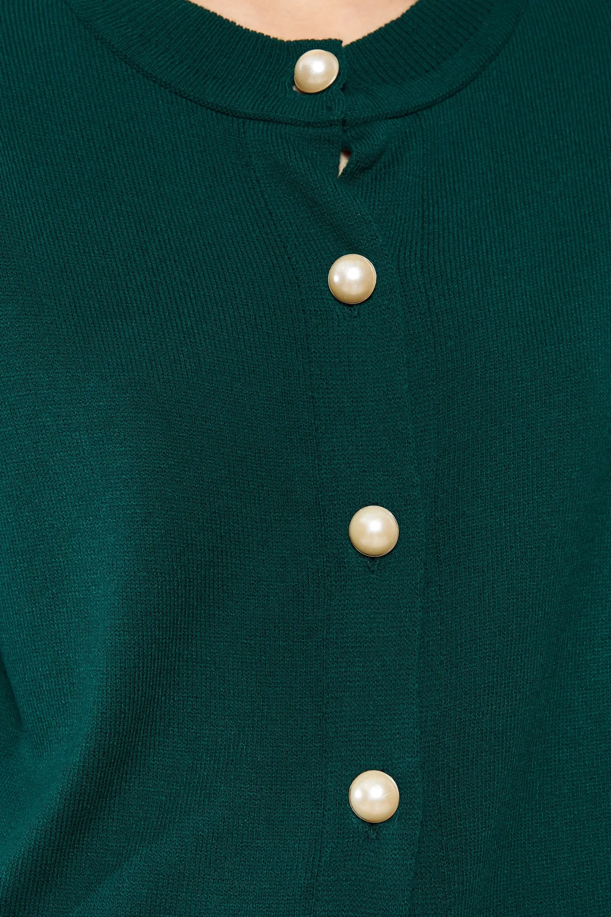 LC Waikiki  Strickjacke - Grün - Regular Fit