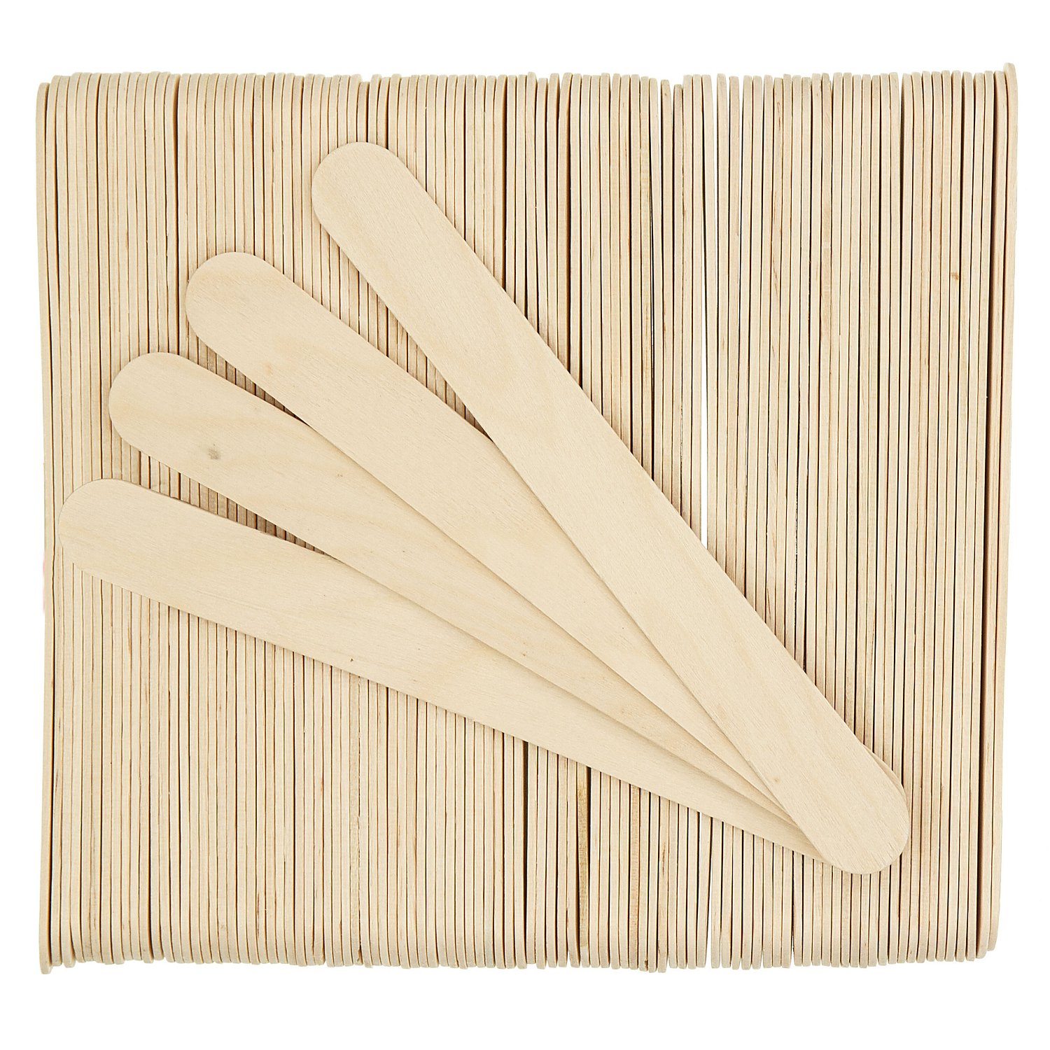 Holz-Stäbchen, natur, 15 x 1,8 cm, 100 Stück