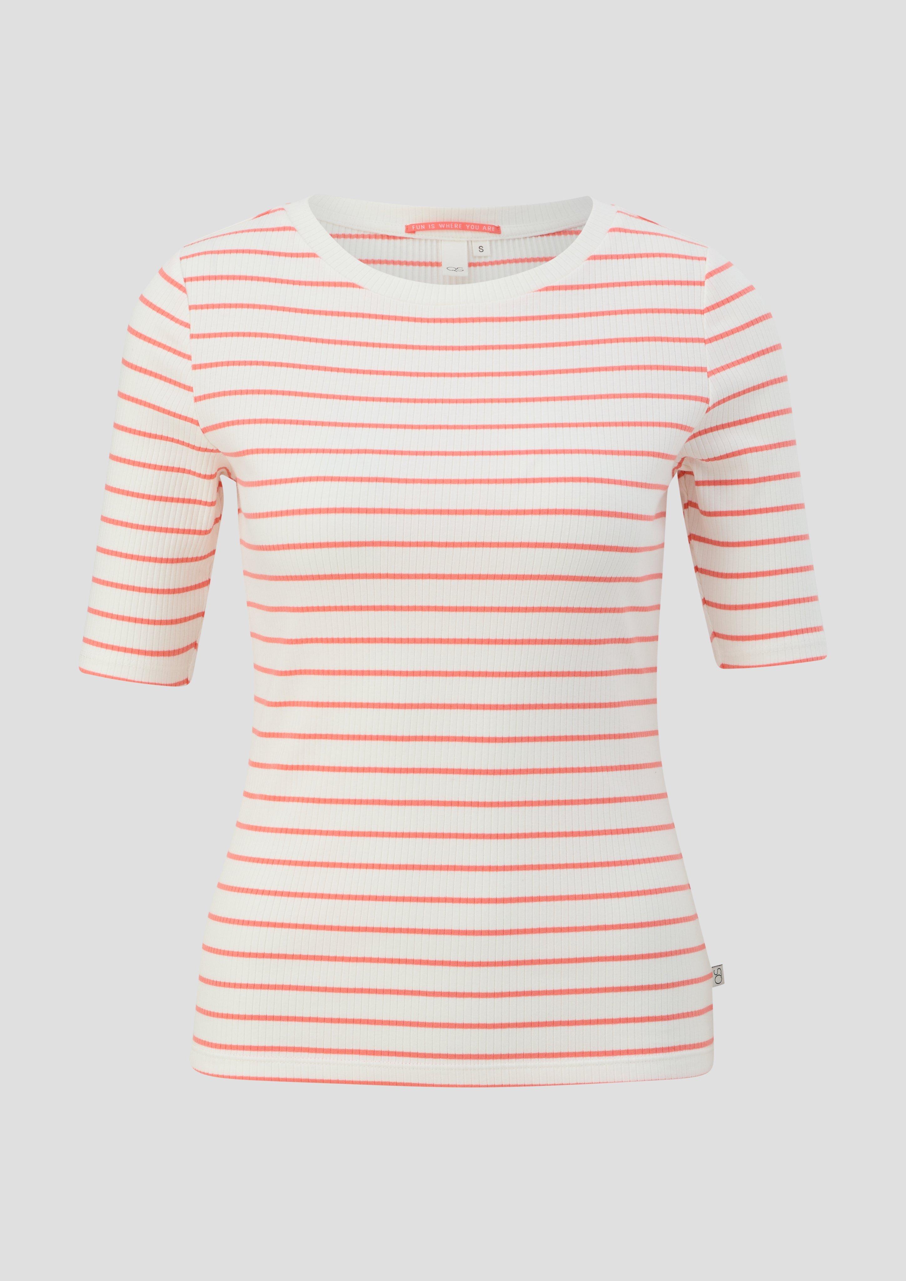 T-Shirt mit Rippstruktur  2144068-23G2