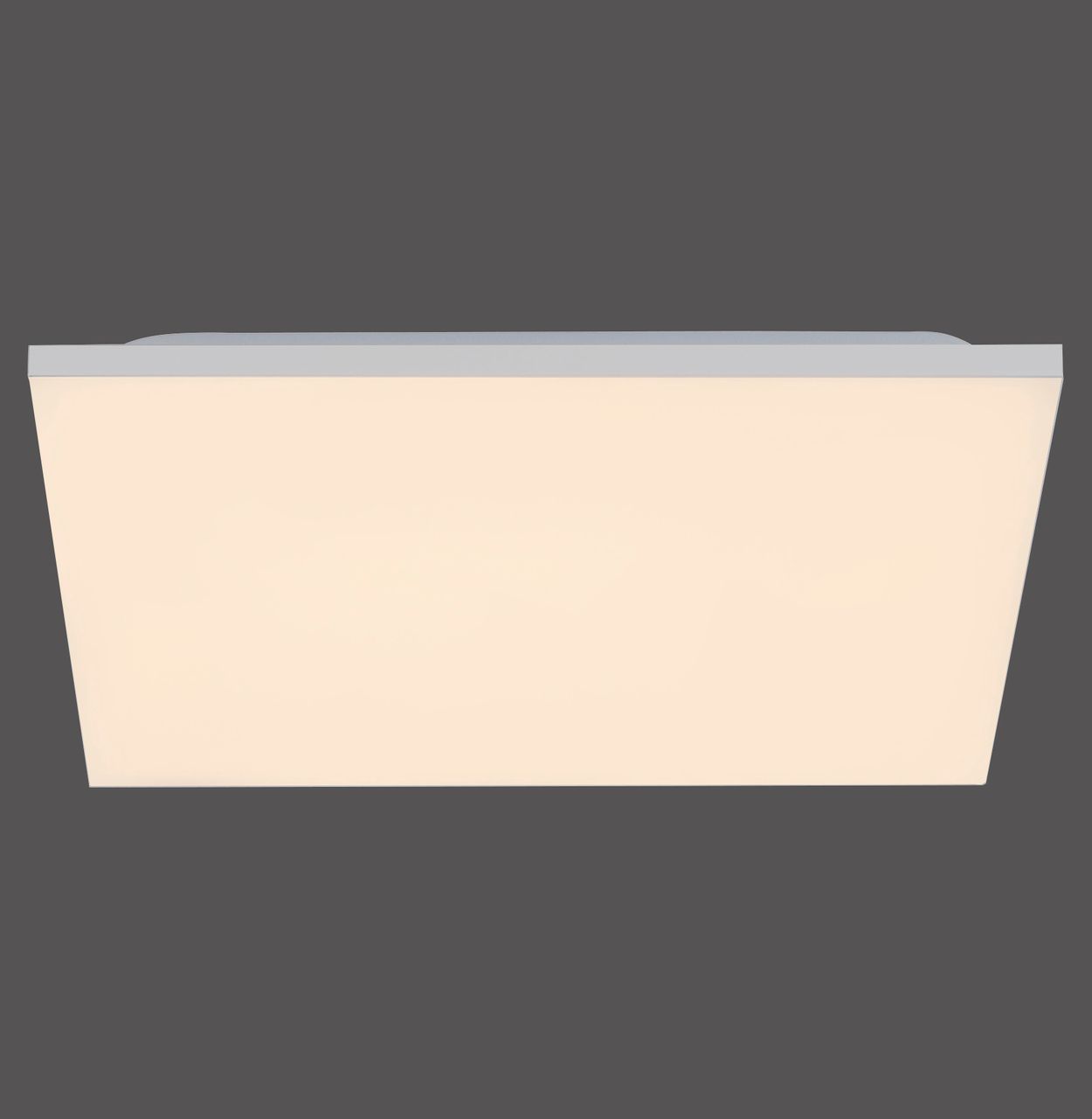 JUST LIGHT CONRAD, LED Deckenleuchte, dimmbar, CCT, RGB, IR-Fernbedienung, weiss