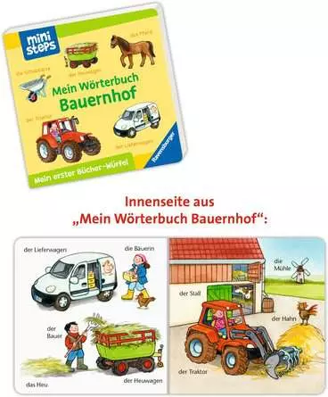 ministeps: Mein erster Bücher-Würfel: Meine ersten Wörter (Bücher-Set)