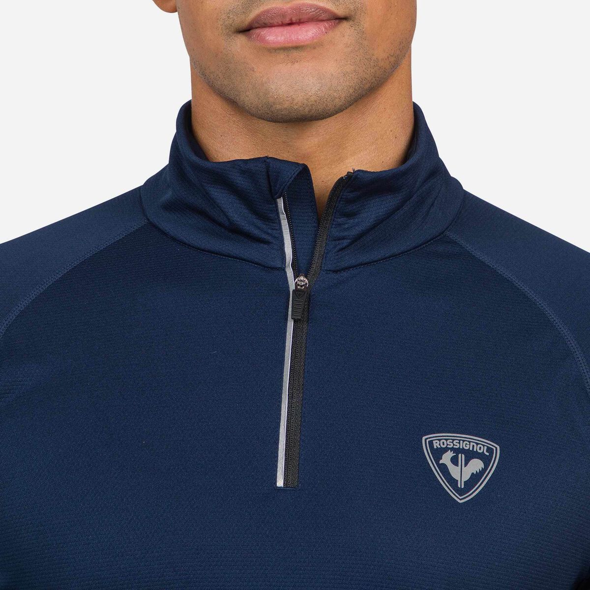 Poursuite Herren-Baselayer-Oberteil mit halbem Reißverschluss