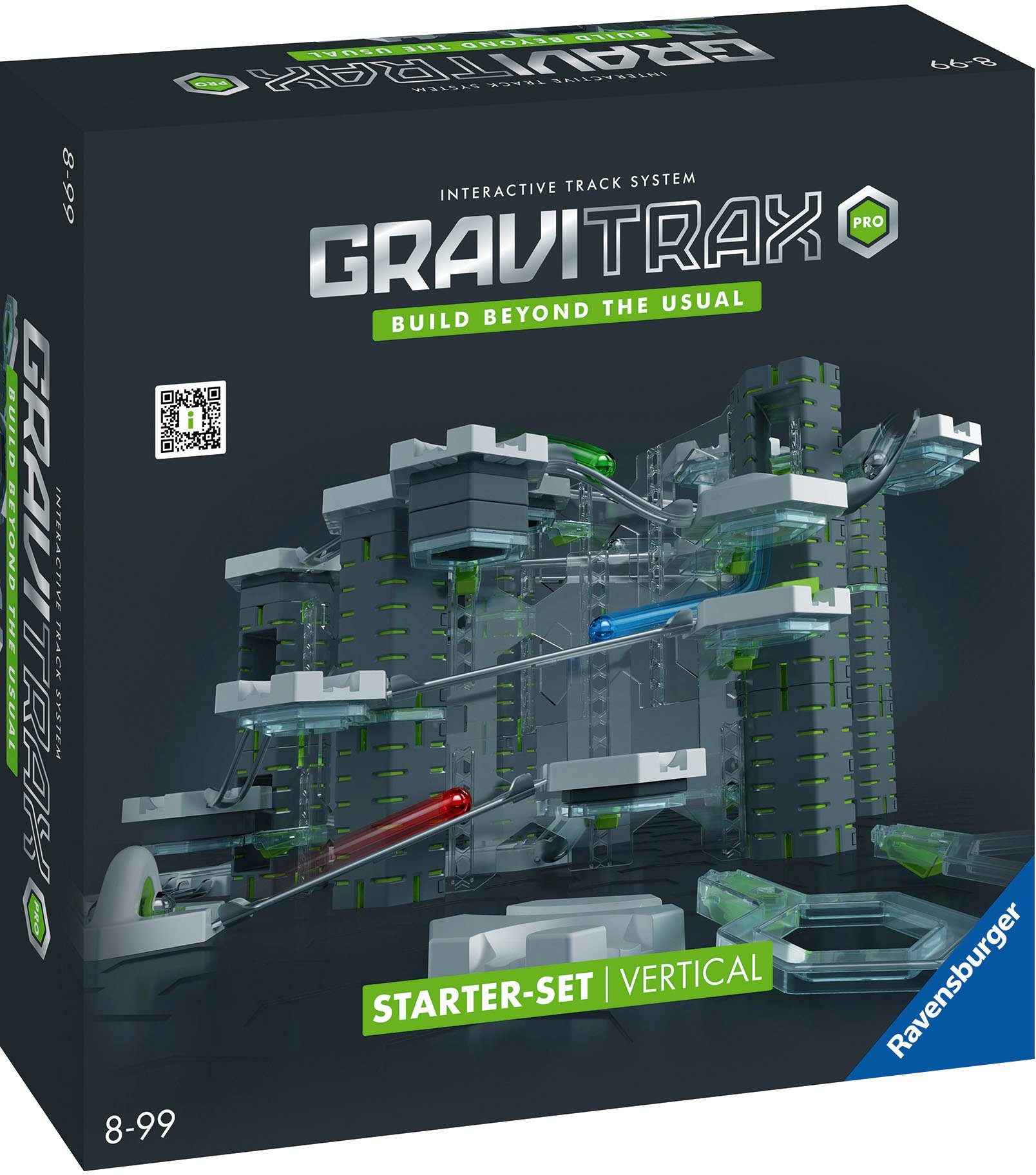 Ravensburger Kugelbahn-Bausatz GraviTrax PRO® Starter-Set Vertical, Made in Europe; FSC®- schützt Wald - weltweit