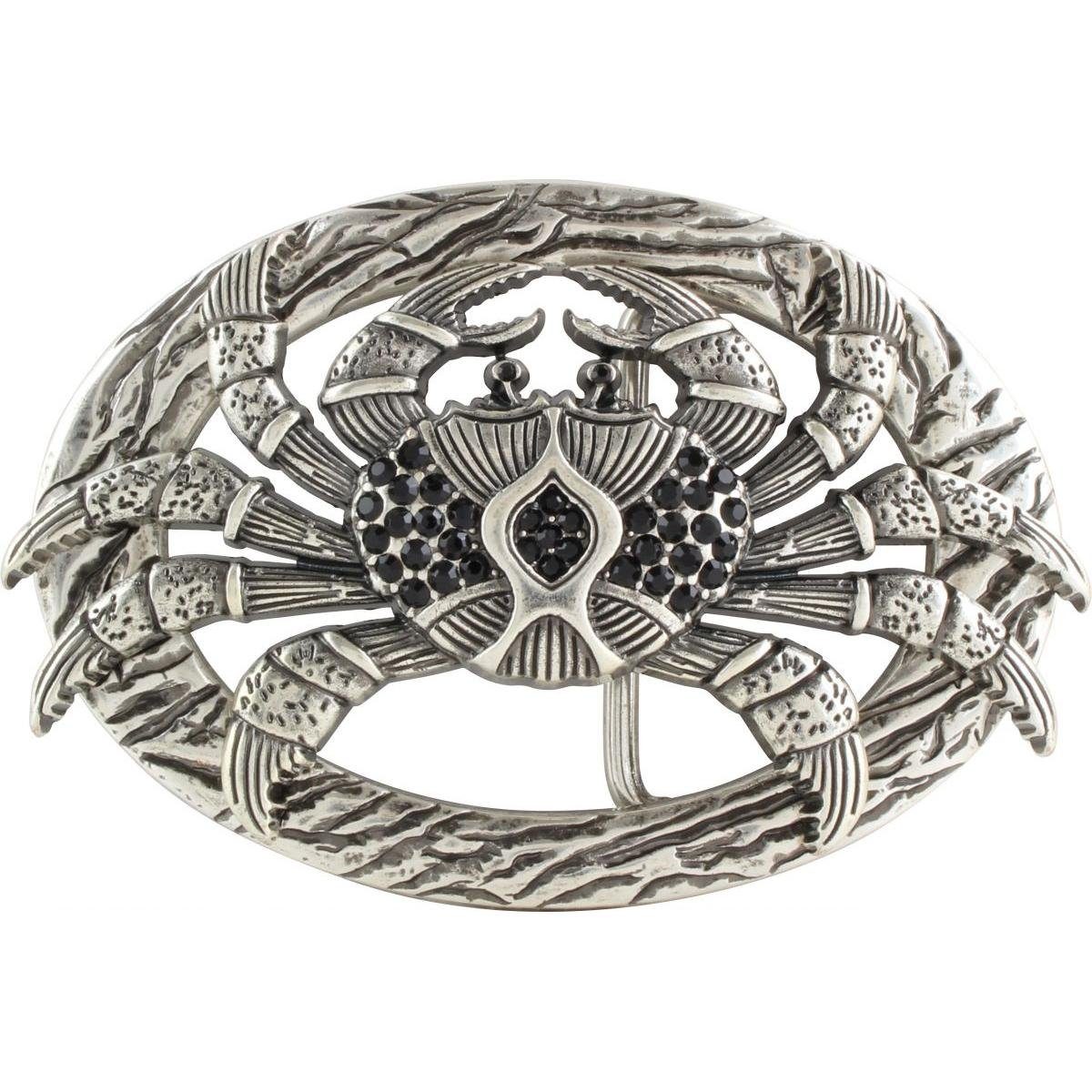 BELTINGER Gürtelschnalle Krabbe 4,0 cm - Buckle Wechselschließe Gürtelschließe 40mm - Gürtel bi