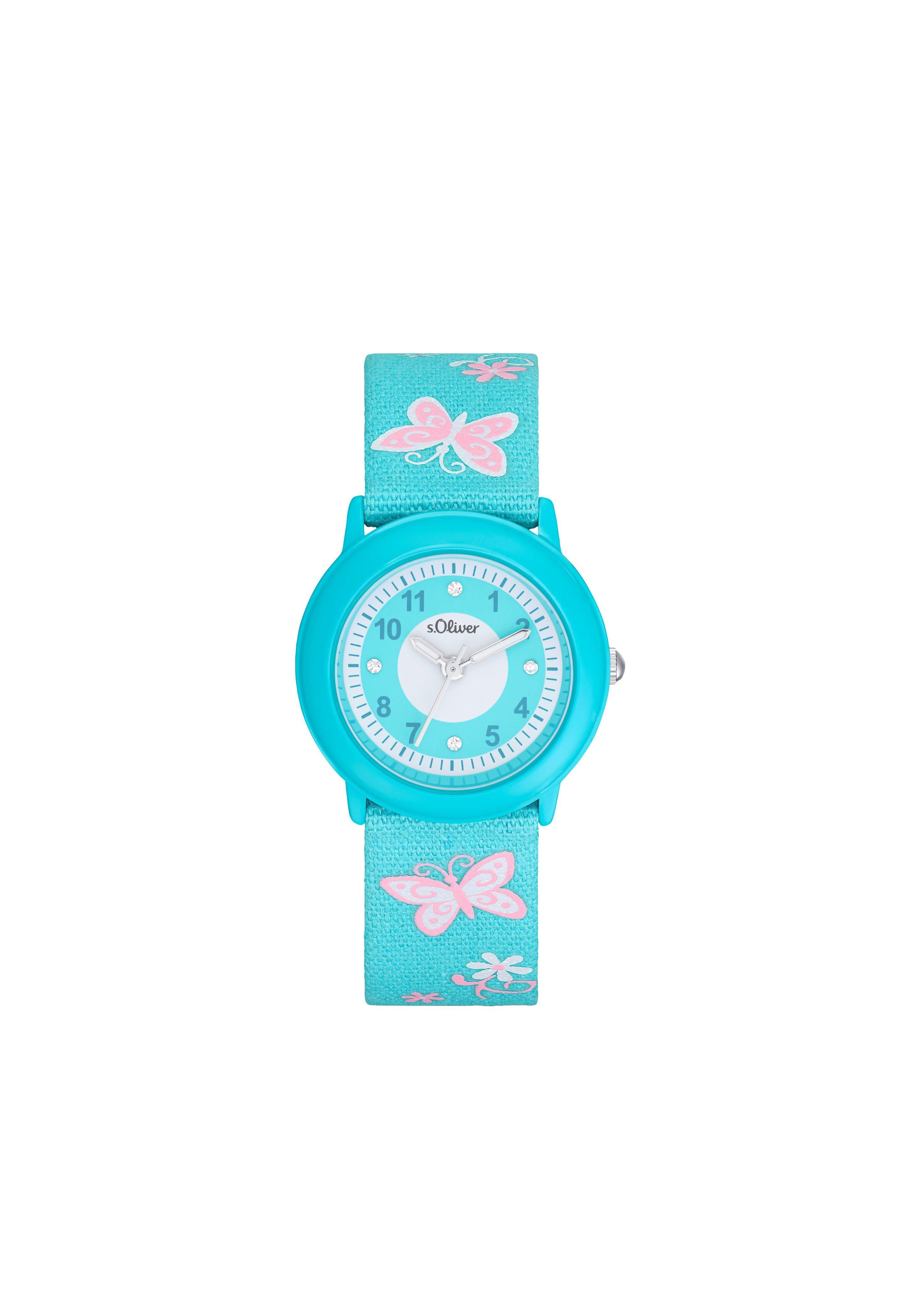 Armbanduhr mit Textilband  6008992-55A0