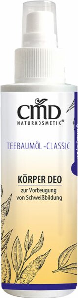 CMD Naturkosmetik Teebaumöl Körper Deo Deodorant Spray