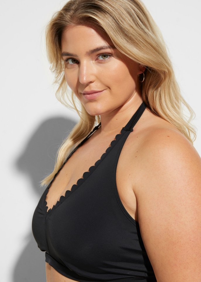 Neckholder Bikini Oberteil aus recyceltem Polyamid