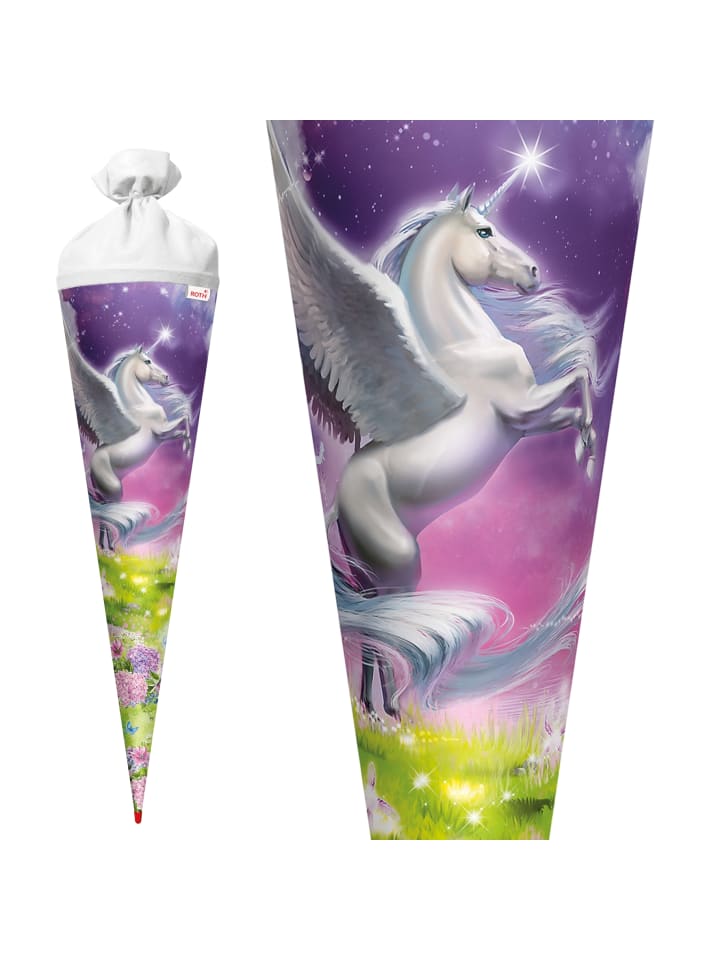 ROTH Schultüte groß Magic Pegasus 70 cm in Lila günstig kaufen onesize