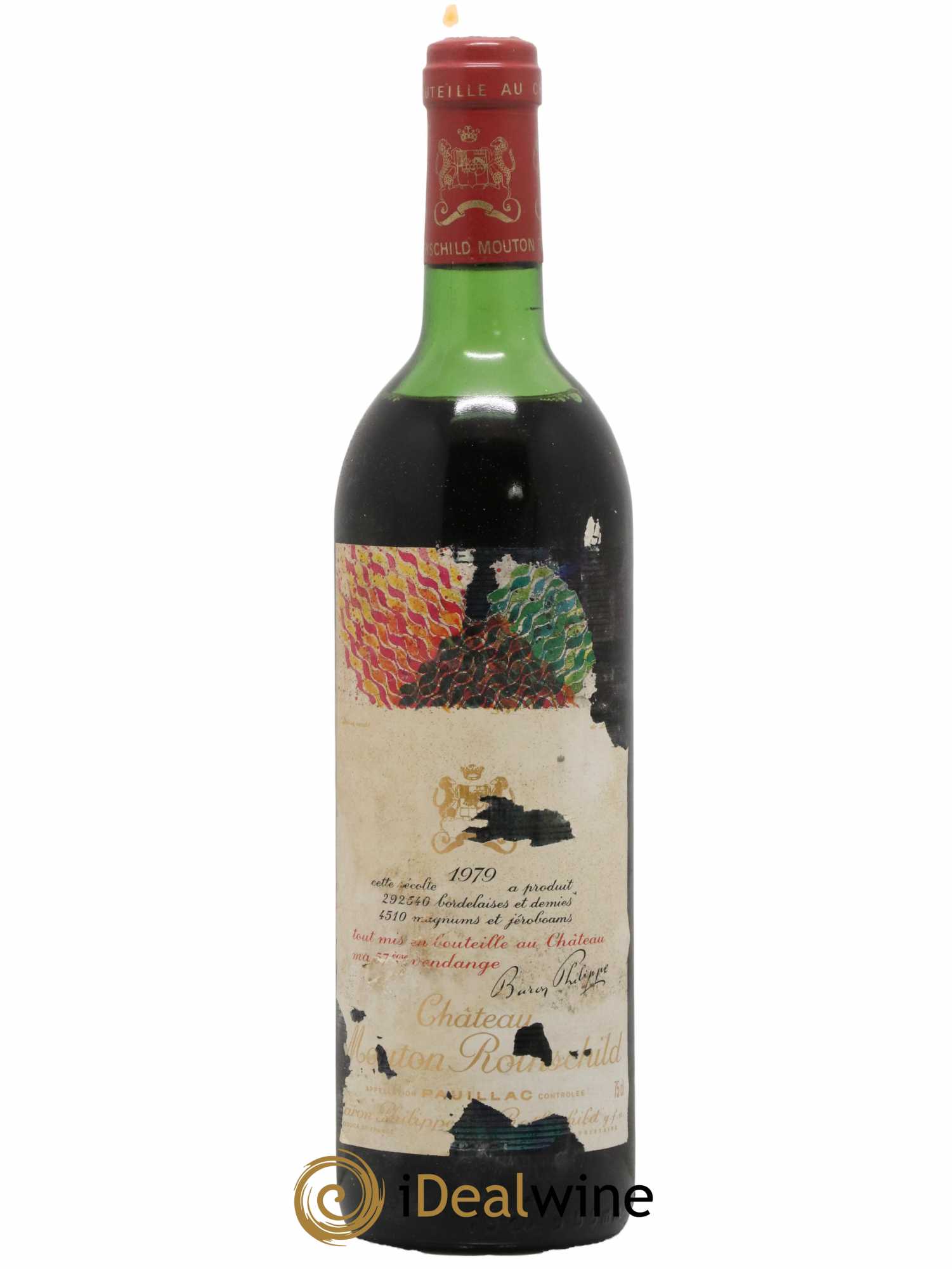 Château Mouton Rothschild 1er Grand Cru Classé  1979 - Lot de 1 Bouteille