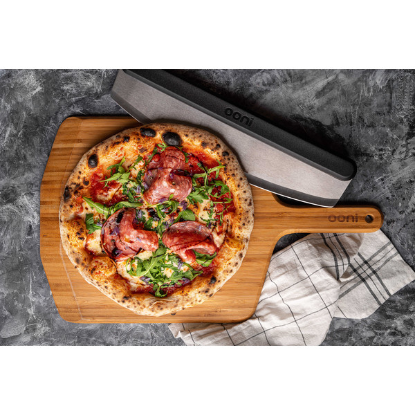 PIZZASCHIEBER HOLZ- UND SERVIERBRETT (30 CM)