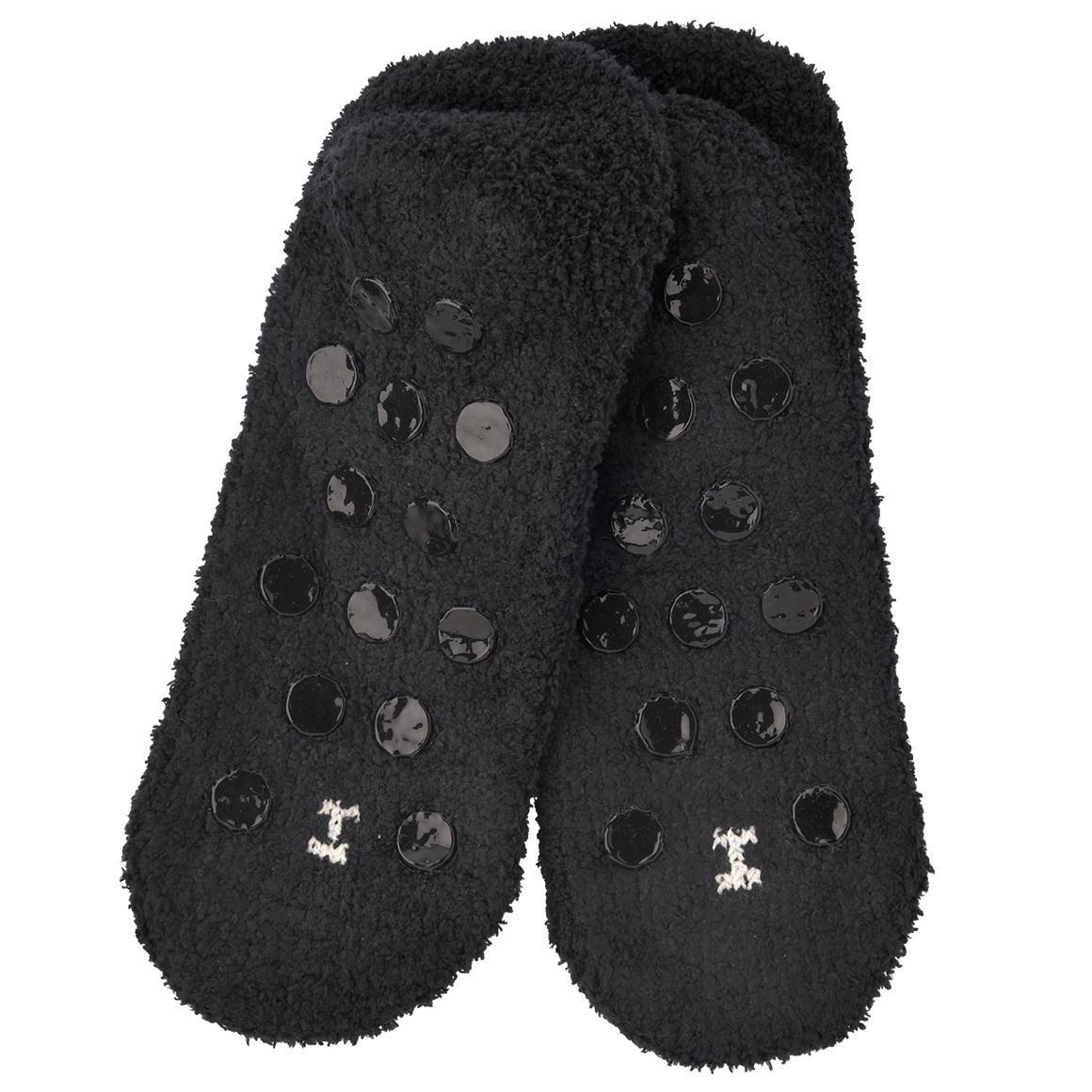 1 Paar Damen Kuschelballerinas mit Bommel