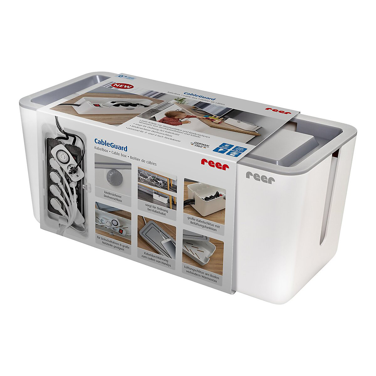 Kabelbox CableGuard weiß