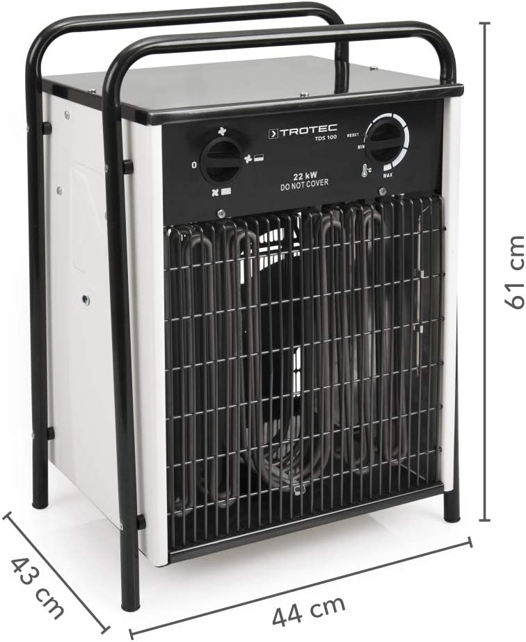 Trotec 1410000030 TDS 100 Elvarmer 22,0 kW 400 volt