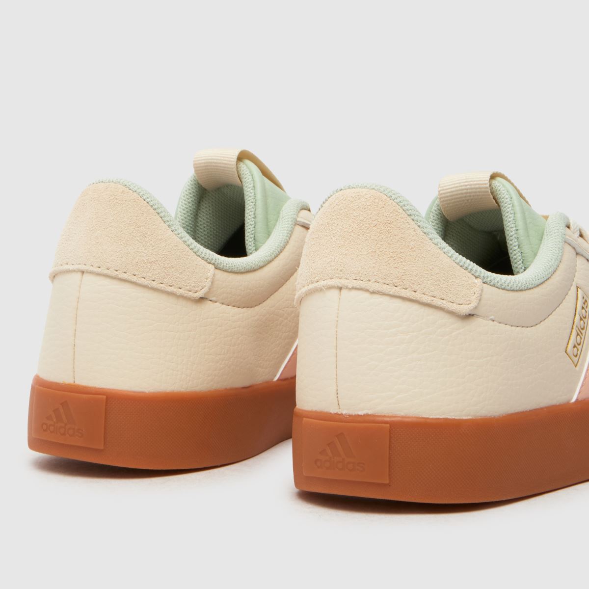 adidas vl court 3.0 – vitfärgade flerfärgade träningsskor
