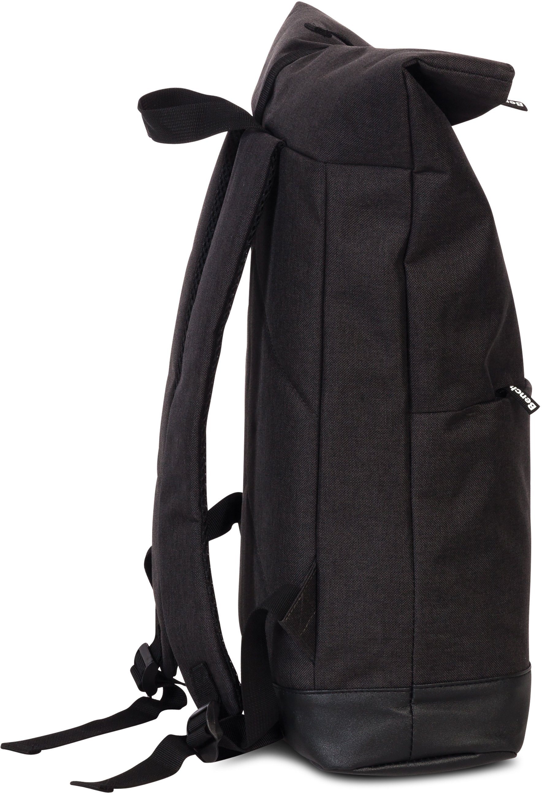 Bench. Laptoprucksack Roll-Top, schwarz