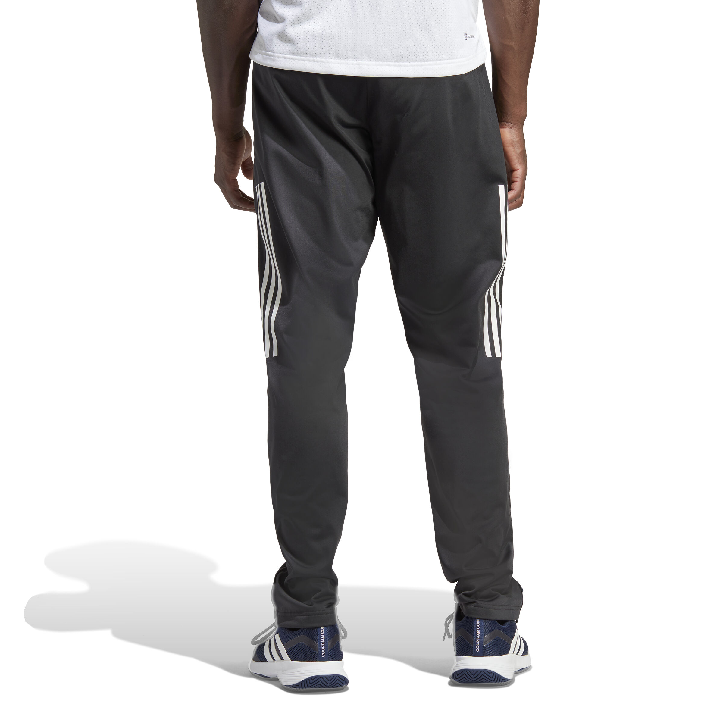 3-Stripes Knitted Trainingshose Herren - Schwarz, Weiß