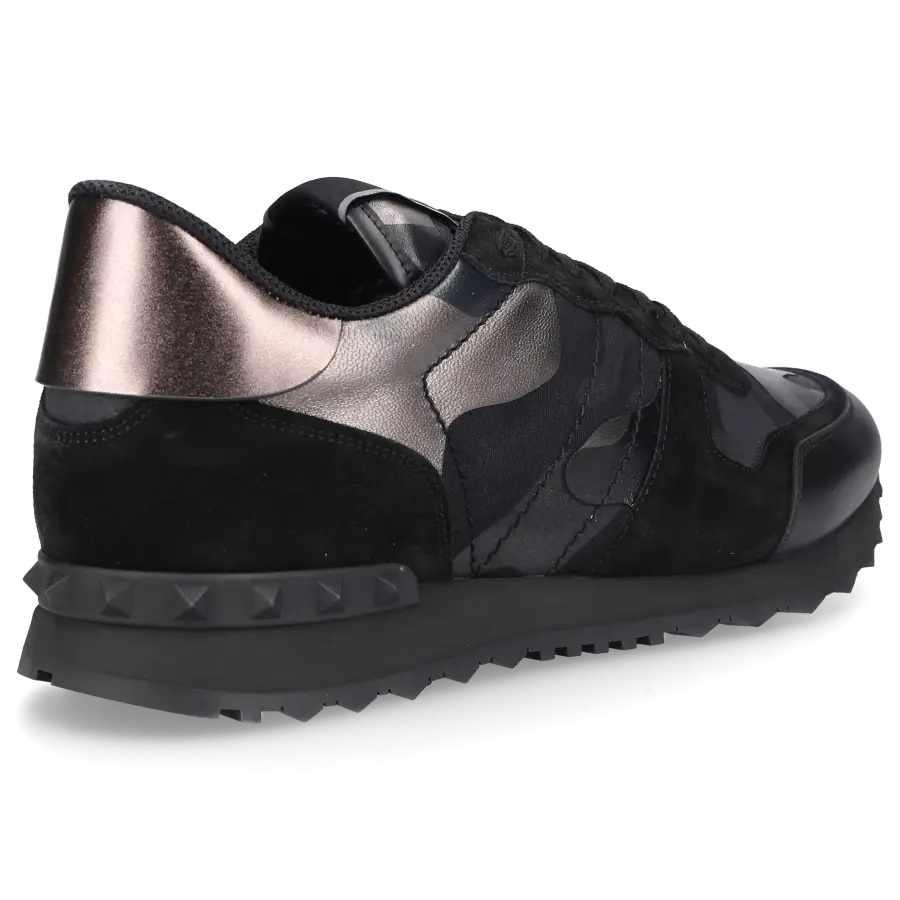 Valentino Garavani - Sneaker low ROCKRUNNER Kalbsleder - schwarz
