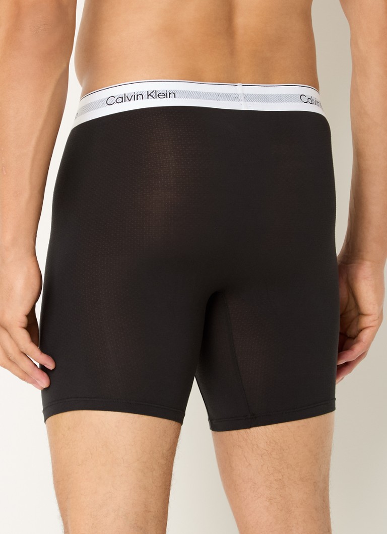 Calvin Klein Modern Air boxer shorts with logo waistband in a 3-pack