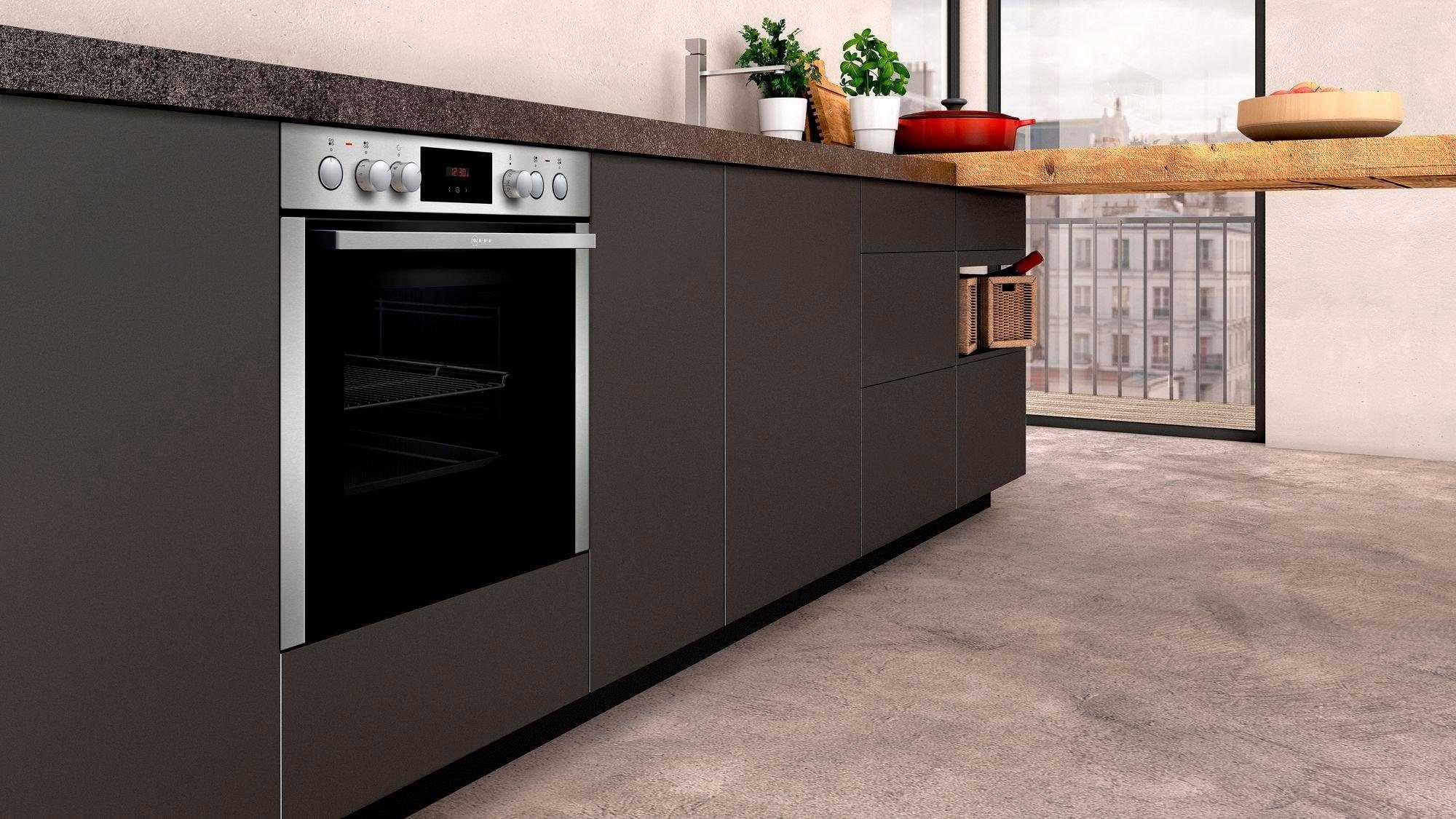 NEFF Induktions Herd-Set XE4I, mit Teleskopauszug nachrüstbar, EasyClean, CircoTherm® Heißluftsystem