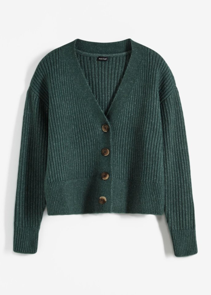 Strickjacke mit Hairyknit