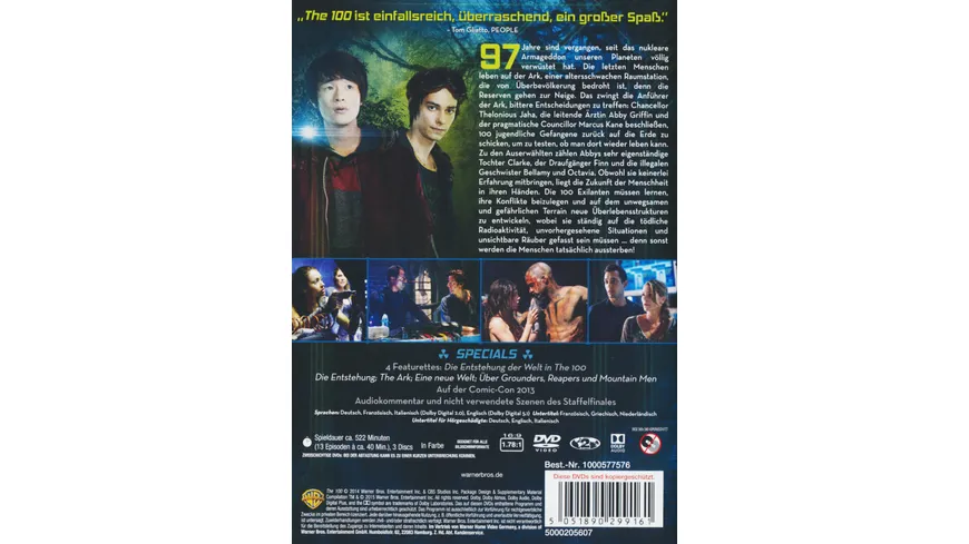 The 100 - Die komplette 1. Staffel  [3 DVDs]