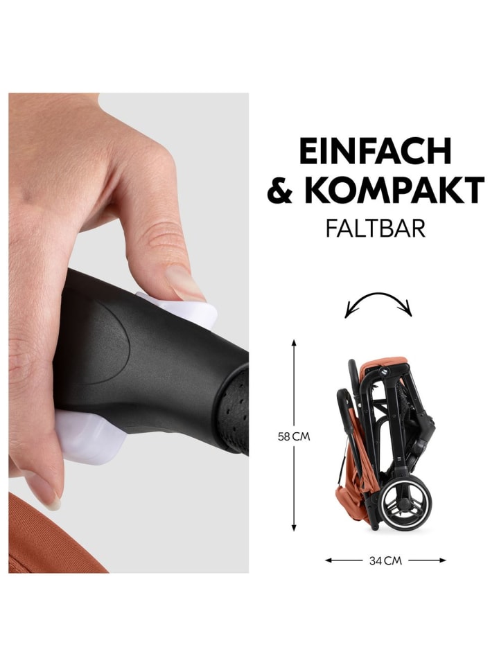 Hauck Reisebuggy & Sportwagen Travel N Care Plus mit in orange,schwarz günstig kaufen onesize