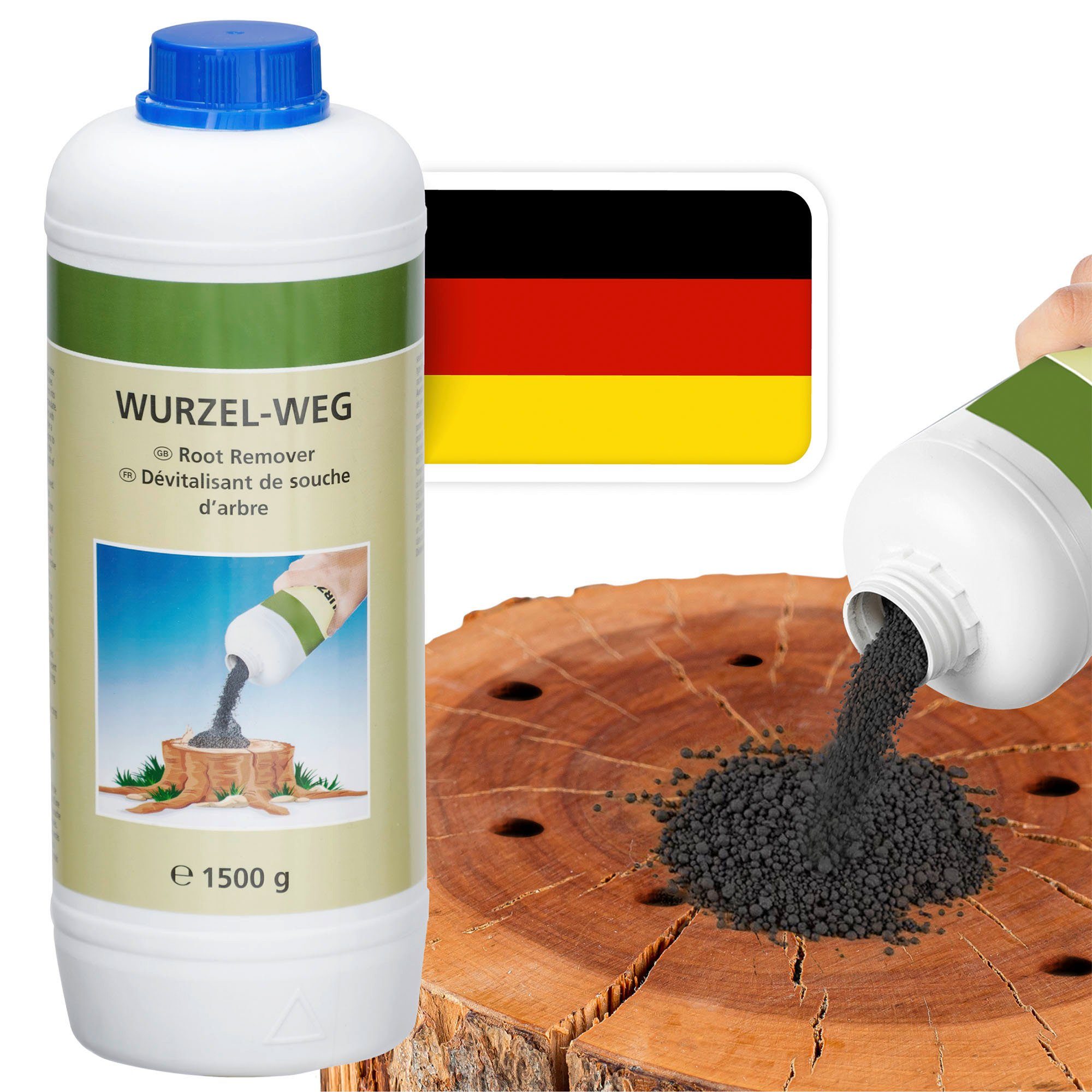 Maximex Unkrautbekämpfungsmittel Wurzel-weg, 1500 g, 1500 g Granulat