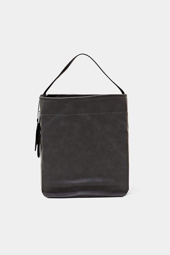 Übergroße Hobo-Tasche in veganer Lederoptik