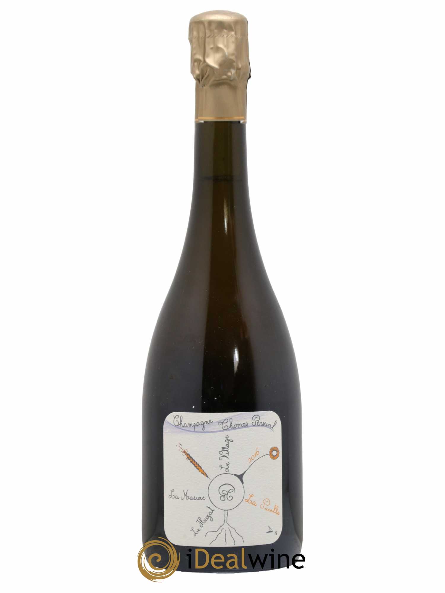 La Pucelle Brut Nature Thomas Perseval  2016 - Lot de 1 Bouteille
