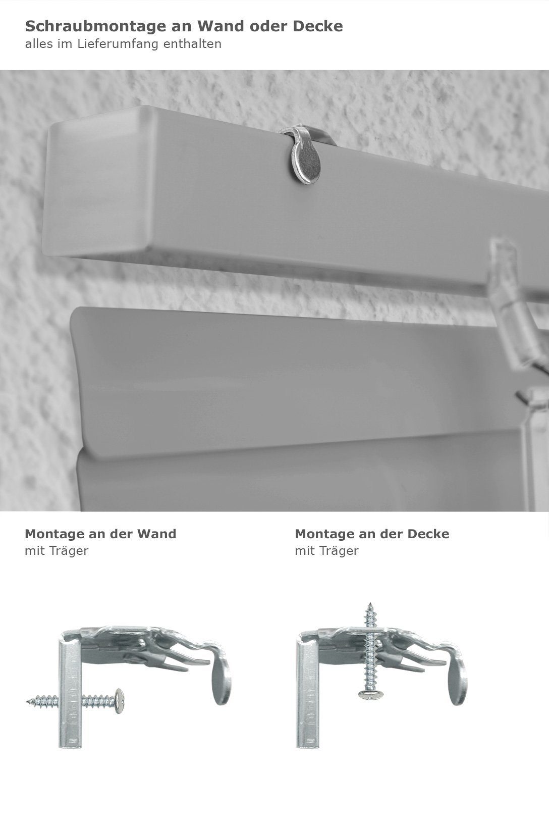Jalousie alu 25mm, LYSEL®, HxB 130x40cm