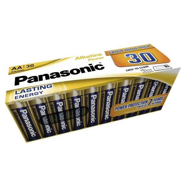 Panasonic AA-paristot 30 kpl