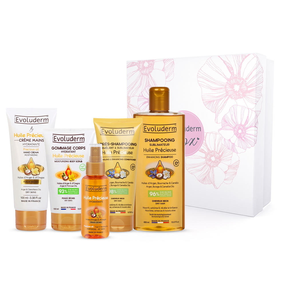 evoluderm Huile Précieuse Coffret Huile Précieuse Corps & Cheveux