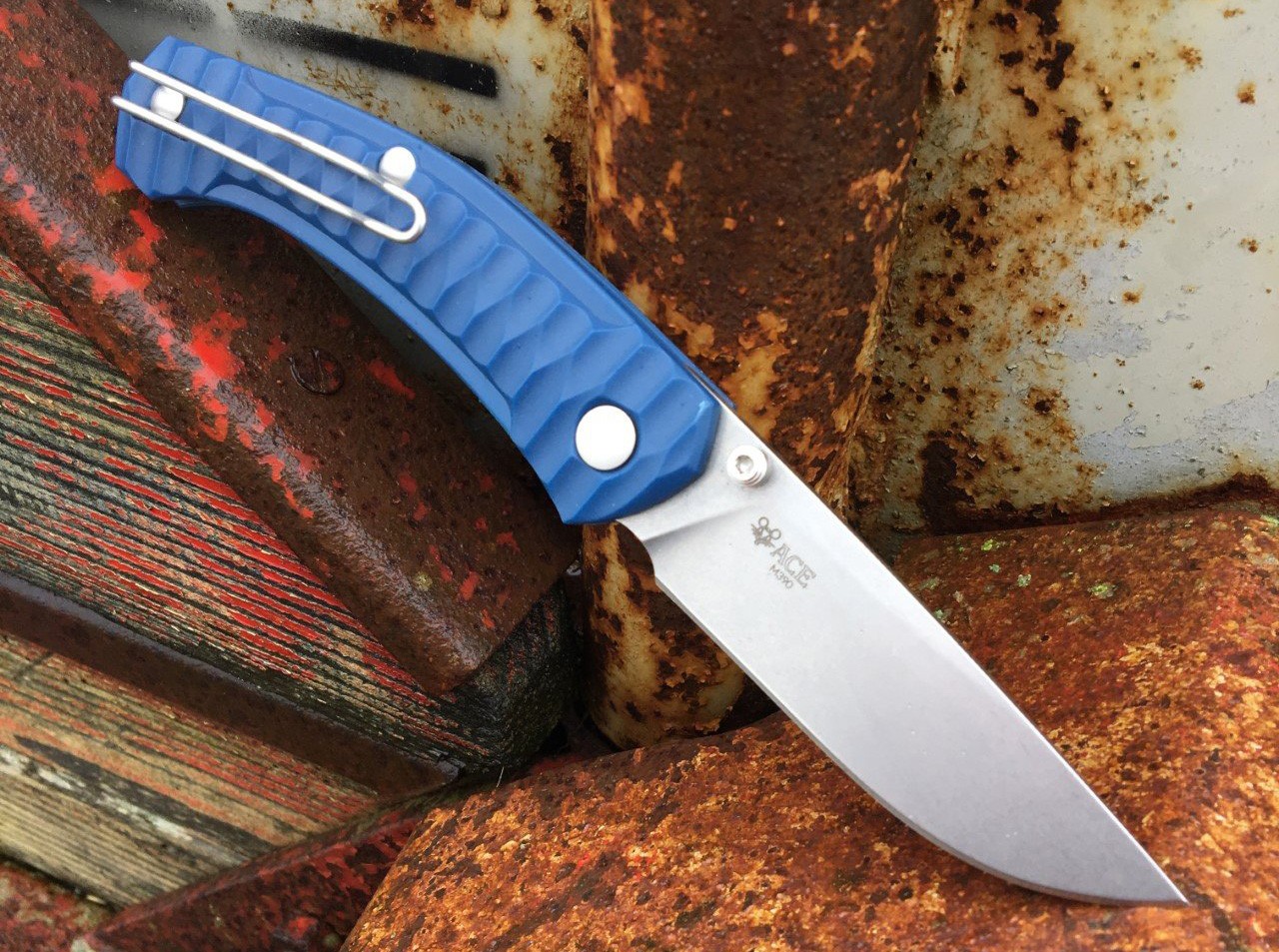 ACE Iona Navy Blue Stonewash