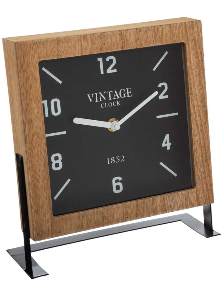 Atmosphera Créateur d'intérieur Dekorative Uhr in schwarz günstig kaufen onesize
