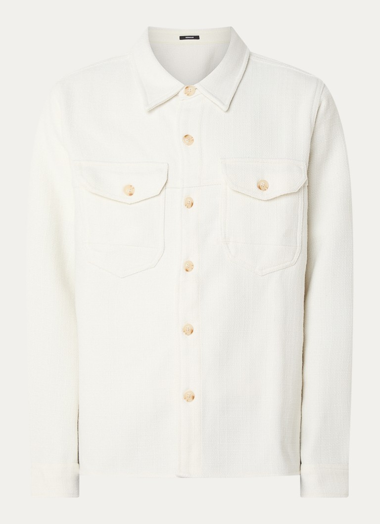 Denham Jagger overshirt with chest pockets