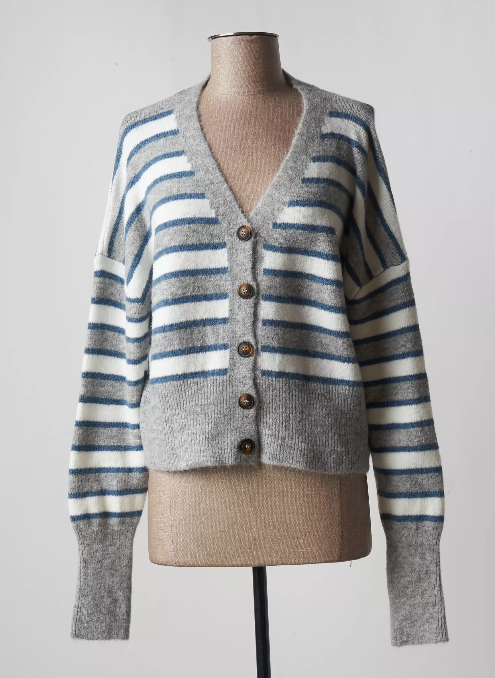 Studio Parisien Cardigans Femme couleur gris