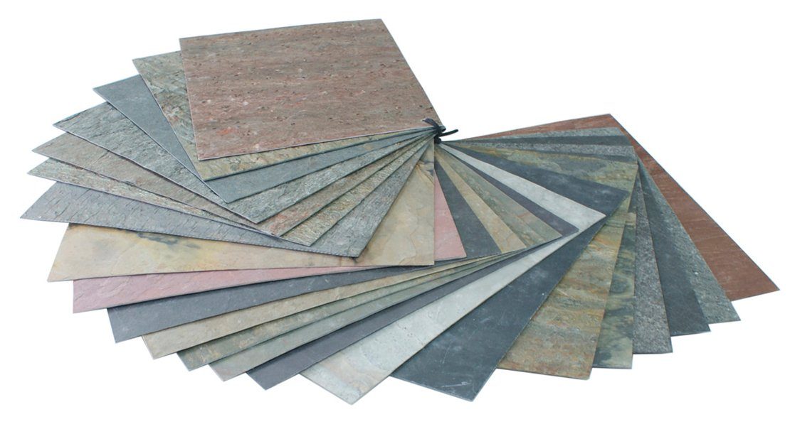 Slate Lite Verblender Muster Argento, BxL: 21x29,7 cm, (1-tlg) Echtstein, Din A4