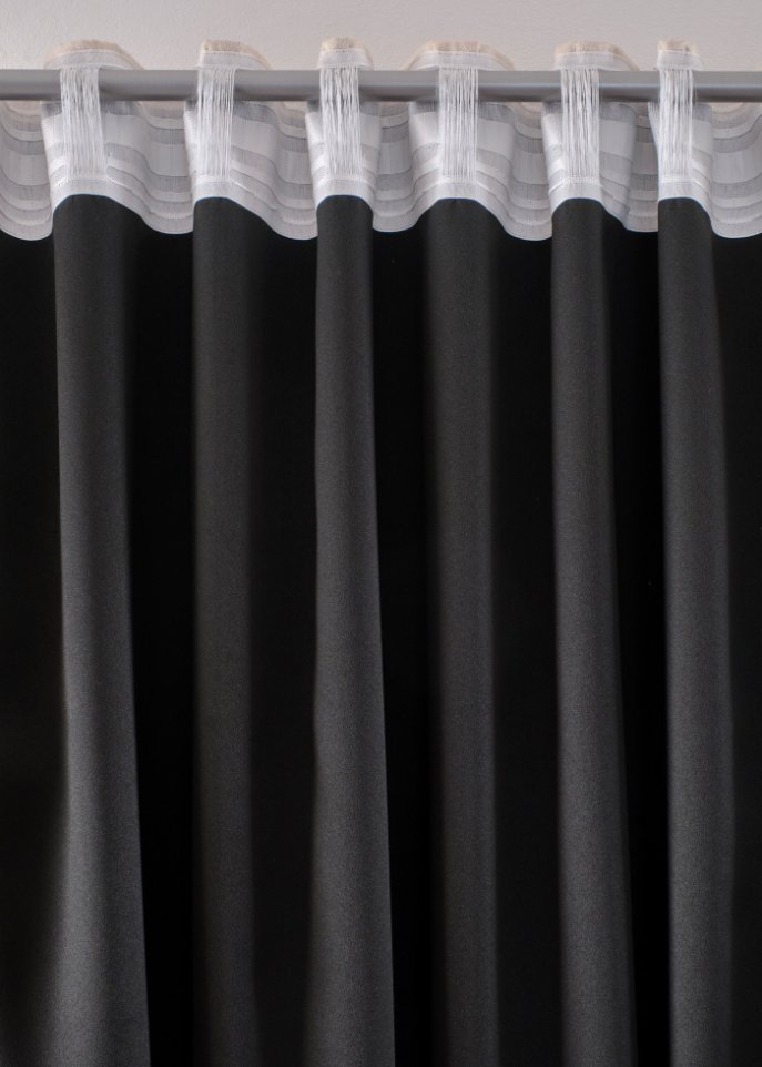 Jacquard Verdunkelungsvorhang (1er Pack)