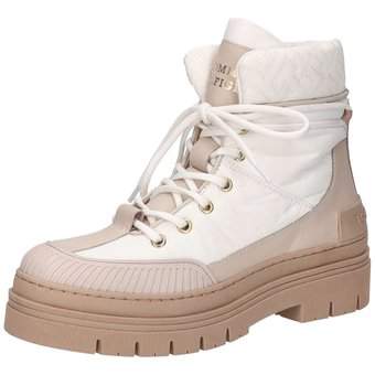 Tommy Hilfiger TH Monogram Outdoor Boot in beige