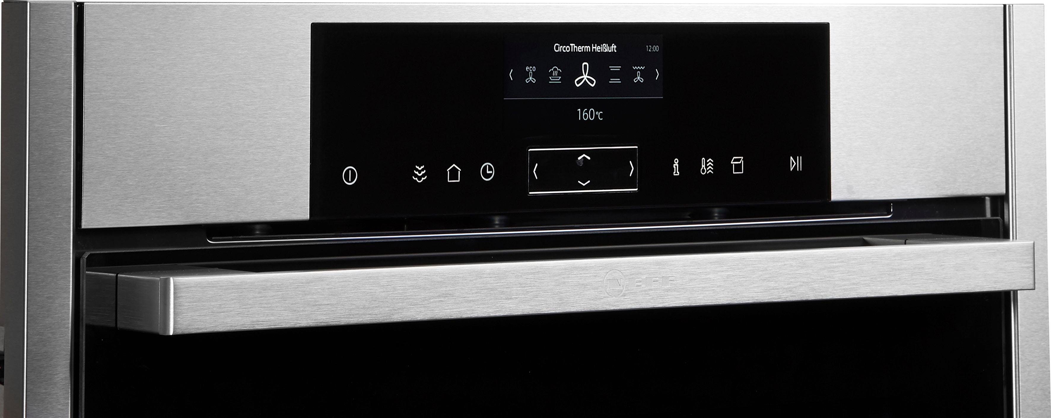 NEFF Dampfbackofen N 90 B15FS22N0, mit Teleskopauszug nachrüstbar, easyClean, FullSteam® - Volldampf