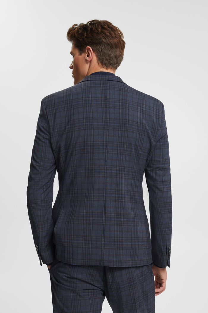 Mix & Match: Einreihiger Blazer mit Karomuster