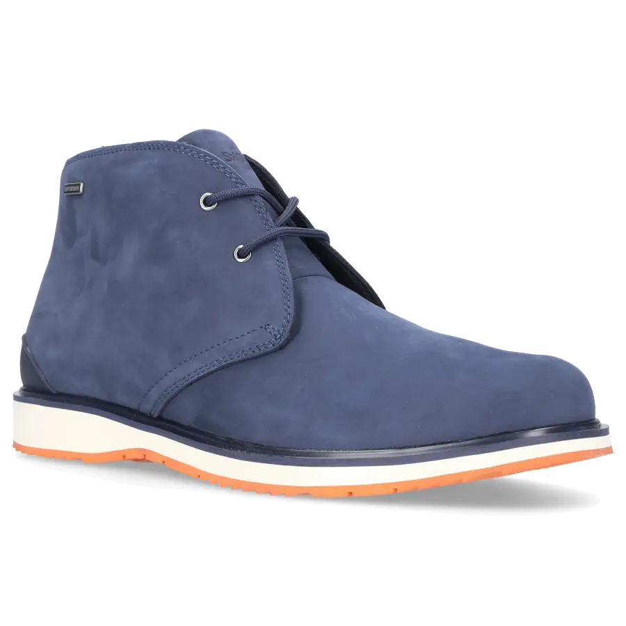 Swims - Stiefeletten BARRY CHUKKA CLASSIC Veloursleder - blau