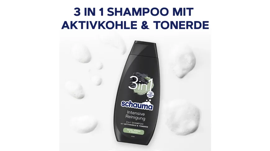 SCHAUMA Shampoo 3in1 Intensive Reinigung 400ml 400 ml