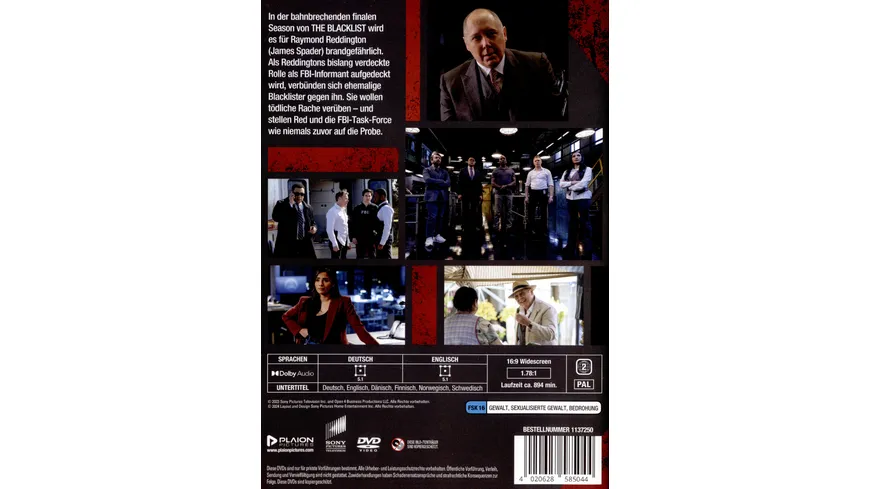 The Blacklist - Season 10  [6 DVDs]