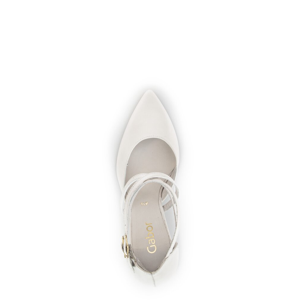 Gabor fashion Spangenpumps weiß